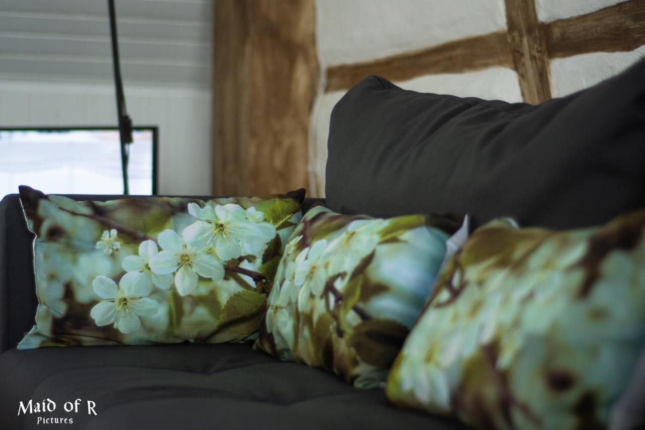 Hof Vierzehnender Im Hohen Venn - 70Qm Fachwerk-Studio - Grosses Wohn-Schlafzimmer Mit Dachterrasse Und Kaminofen - Separate Kueche - Perfekt Fuer Paare - Monschau - Eifel - Hunde Willkommen - Islandpferde Экстерьер фото
